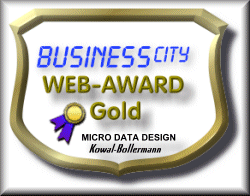 BUSINESScity WEB-AWARD GOLD