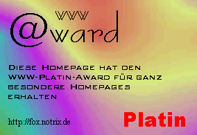  WWW-Platin Award