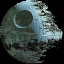 Icon Nr. 1529 (64 x 64 px, 256 Farben): Todesstern aus Star Wars (Kategorie Fantasy und SciFi) Todesstern aus Star Wars