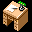 Icon Nr. 1541 (32 x 32 px, 256 Farben): Schreibtisch (Kategorie Büro) Schreibtisch