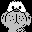 Icon Nr. 6410 (32 x 32 px, 16 Farben): Otter (Kategorie Comic) Otter