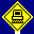 Icon Nr. 6460 (32 x 32 px, 16 Farben): PC Voraus (Kategorie Schilder und Plaketten) PC Voraus