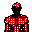 Icon Nr. 6472 (32 x 32 px, 16 Farben): Roboter (Kategorie Fantasy und SciFi) Roboter