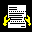Icon Nr. 7475 (32 x 32 px, 16 Farben): Dokument, in Händen gehalten (Kategorie Dokumente und Blätter) Dokument, in Händen gehalten