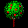 Icon Nr. 7687 (32 x 32 px, 16 Farben): Baum (Kategorie Natur und Nahrung) Baum