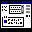 Icon Nr. 7694 (32 x 32 px, 16 Farben): Anwendungsfenster (Kategorie Computer) Anwendungsfenster