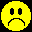 Icon Nr. 7729 (32 x 32 px, 16 Farben): Smiley (Kategorie Comic) Smiley