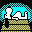 Icon Nr. 7739 (32 x 32 px, 16 Farben): Snoopy (Kategorie Comic) Snoopy