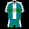 Icon Nr. 7843 (32 x 32 px, 16 Farben): Trikot (Kategorie Spiel, Freizeit und Sport) Trikot