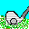 Icon Nr. 7892 (32 x 32 px, 16 Farben): Golfschläger (Kategorie Spiel, Freizeit und Sport) Golfschläger