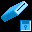 Icon Nr. 20966 (32 x 32 px, 256 Farben): System Style Light Blue 3D - 5.25 floppy drive (Kategorie System-Style-Sets) System Style Light Blue 3D - 5.25 floppy drive