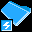 Icon Nr. 20973 (32 x 32 px, 256 Farben): System Style Light Blue 3D - Dialup (Kategorie System-Style-Sets) System Style Light Blue 3D - Dialup