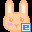 Icon Nr. 21681 (32 x 32 px, 256 Farben): System Style Fluffy Bunny - Ie (Kategorie System-Style-Sets) System Style Fluffy Bunny - Ie
