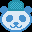 Icon Nr. 21692 (32 x 32 px, 256 Farben): System Style Panda Bear - Dust (Kategorie System-Style-Sets) System Style Panda Bear - Dust