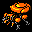 Icon Nr. 23493 (32 x 32 px, 16 Farben): Fuchikoma Yellow (Kategorie Comic) Fuchikoma Yellow