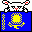 Icon Nr. 27819 (32 x 32 px, 256 Farben): Flagge Kazakhstan (Kategorie Länder und Flaggen) Flagge Kazakhstan