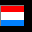 Icon Nr. 27861 (32 x 32 px, 16 Farben): Flagge Luxembourg (Kategorie Länder und Flaggen) Flagge Luxembourg