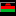 Icon Nr. 27875 (16 x 16 px, 16 Farben): Flagge Malawi (Kategorie Länder und Flaggen) Flagge Malawi
