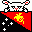 Flagge Papua