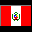 Flagge Peru