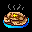 Icon Nr. 29901 (32 x 32 px, 256 Farben): Pancakes (Kategorie Natur und Nahrung) Pancakes