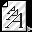 Icon Nr. 29936 (32 x 32 px, 256 Farben): System Style Mac Striped - File Font True type (Kategorie System-Style-Sets) System Style Mac Striped - File Font True type