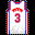 Icon Nr. 32264 (32 x 32 px, 256 Farben): Trikot (Kategorie Spiel, Freizeit und Sport) Trikot