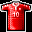 Icon Nr. 32283 (32 x 32 px, 256 Farben): Trikot (Kategorie Spiel, Freizeit und Sport) Trikot