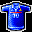 Icon Nr. 32286 (32 x 32 px, 256 Farben): Trikot (Kategorie Spiel, Freizeit und Sport) Trikot