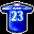 Icon Nr. 32288 (32 x 32 px, 256 Farben): Trikot (Kategorie Spiel, Freizeit und Sport) Trikot