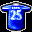 Icon Nr. 32290 (32 x 32 px, 256 Farben): Trikot (Kategorie Spiel, Freizeit und Sport) Trikot