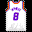 Icon Nr. 32900 (32 x 32 px, 256 Farben): Trikot (Kategorie Spiel, Freizeit und Sport) Trikot