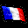 Icon Nr. 33280 (32 x 32 px, 256 Farben): Flagge Frankreich (Kategorie Länder und Flaggen) Flagge Frankreich
