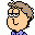 Icon Nr. 35411 (32 x 32 px, 16 Farben): Garfield (Kategorie Comic) Garfield