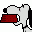 Icon Nr. 35437 (32 x 32 px, 16 Farben): Peanuts, Snoopy und Co. (Kategorie Comic) Peanuts, Snoopy und Co.