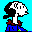 Icon Nr. 35450 (32 x 32 px, 16 Farben): Popeye und Co. (Kategorie Comic) Popeye und Co.
