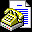 Icon Nr. 35712 (32 x 32 px, 16 Farben): Telefon (Kategorie Büro) Telefon