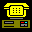 Icon Nr. 35727 (32 x 32 px, 16 Farben): Telefon (Kategorie Büro) Telefon