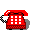Icon Nr. 35748 (32 x 32 px, 16 Farben): Telefon (Kategorie Büro) Telefon