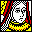 Icon Nr. 38815 (32 x 32 px, 16 Farben): Kartenspiel (Kategorie Spiel, Freizeit und Sport) Kartenspiel