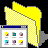 Icon Nr. 40506 (48 x 48 px, 16 Farben): Ordner, pastellgelb, Programs (Kategorie Ordner und Hängemappen) Ordner, pastellgelb, Programs
