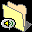 Icon Nr. 40520 (32 x 32 px, 256 Farben): Ordner, pastellgelb, RA (Kategorie Ordner und Hängemappen) Ordner, pastellgelb, RA