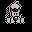 Icon Nr. 41313 (32 x 32 px, 16 Farben): Hund, laufend (Kategorie Animationen) Hund, laufend
