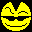 Icon Nr. 41400 (32 x 32 px, 16 Farben): Smiley (Kategorie Comic) Smiley