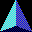 Icon Nr. 45002 (32 x 32 px, 16 Farben): Pfeil (Kategorie Formen, Figuren und Symbole) Pfeil