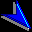 Icon Nr. 45022 (32 x 32 px, 16 Farben): Pfeil (Kategorie Formen, Figuren und Symbole) Pfeil