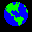 Icon Nr. 45227 (32 x 32 px, 16 Farben): Sternenbeobachtung (Kategorie Astrologie) Sternenbeobachtung