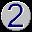 Icon Nr. 45705 (32 x 32 px, 16 Farben): 2 (Kategorie Zahlen und Sonderzeichen) 2