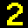 Icon Nr. 45715 (32 x 32 px, 16 Farben): 2 (Kategorie Zahlen und Sonderzeichen) 2