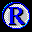 Icon Nr. 45759 (32 x 32 px, 16 Farben): Register-Zeichen (Kategorie Zahlen und Sonderzeichen) Register-Zeichen